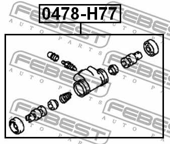 Купить Febest 0478H77 – отличная цена на EXIST.UA!