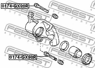 Купить Febest 0174-GX90R по низкой цене в Украине!