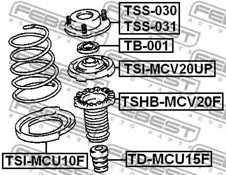 Купить Febest TDMCU15F – отличная цена на EXIST.UA!