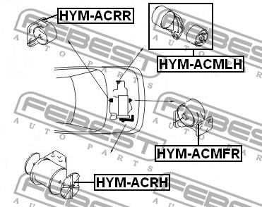 Купить Febest HYMACRR – отличная цена на EXIST.UA!