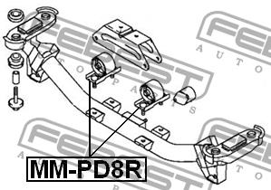 Купить Febest MMPD8R – отличная цена на EXIST.UA!