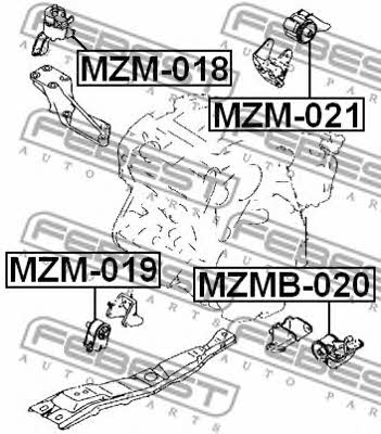 Купить Febest MZM-021 по низкой цене в Украине!
