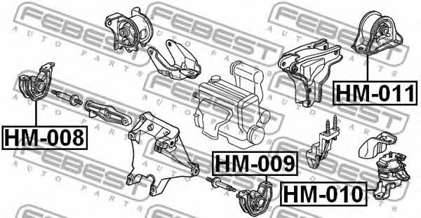Купить Febest HM-010 по низкой цене в Украине!