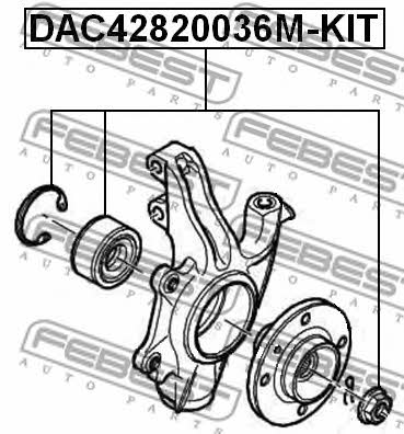 Купить Febest DAC42820036M-KIT по низкой цене в Украине!