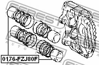 Купить Febest 0176-FZJ80F по низкой цене в Украине!