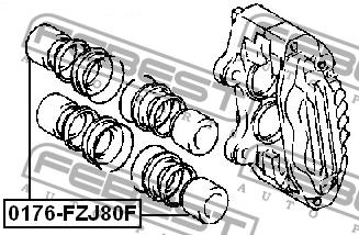 Купить Febest 0176FZJ80F – отличная цена на EXIST.UA!