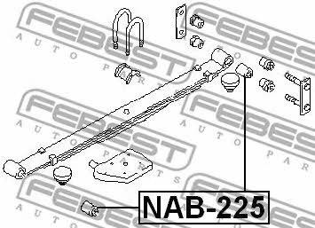 Купити Febest NAB225 – суперціна на EXIST.UA!
