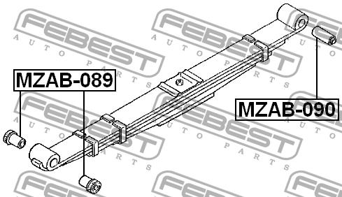 Купить Febest MZAB089 – отличная цена на EXIST.UA!