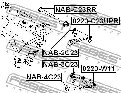 Купить Febest NAB3C23 – отличная цена на EXIST.UA!