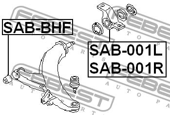 Купить Febest SAB001R – отличная цена на EXIST.UA!