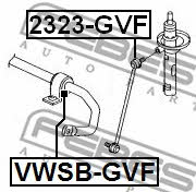 Стійка стабілізатора переднього Febest 2323-GVF
