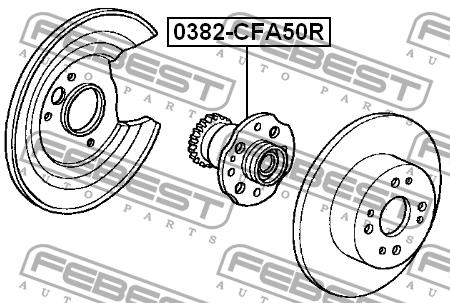 Купить Febest 0382CFA50R – отличная цена на EXIST.UA!