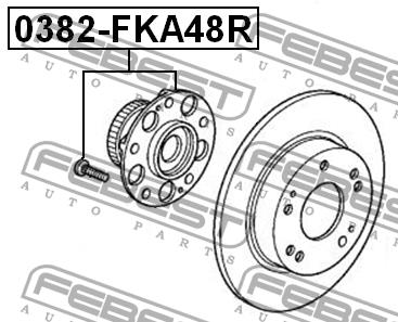 Купить Febest 0382FKA48R – отличная цена на EXIST.UA!