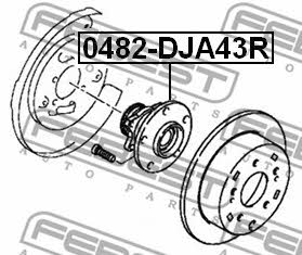 Купить Febest 0482DJA43R – отличная цена на EXIST.UA!