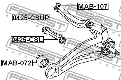 Купить Febest 0425CSL – отличная цена на EXIST.UA!