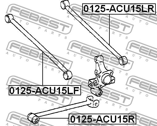 Купить Febest 0125ACU15R – отличная цена на EXIST.UA!