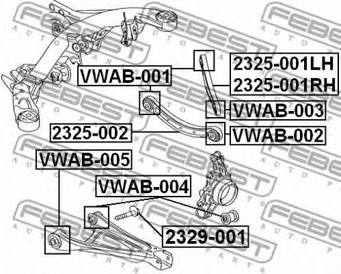 Купить Febest VWAB-001 по низкой цене в Украине!
