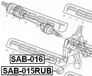 Купить Febest SAB-015RUB по низкой цене в Украине!