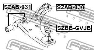 Купить Febest SZAB-030 по низкой цене в Украине!