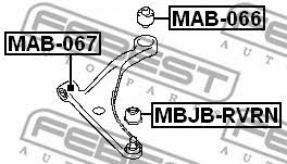 Купить Febest MAB066 – отличная цена на EXIST.UA!