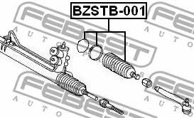 Пыльник рулевой рейки Febest BZSTB-001
