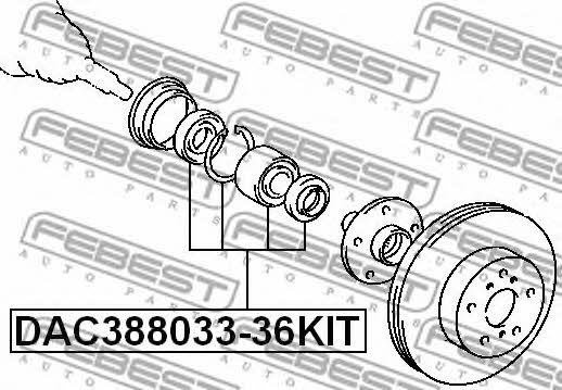 Купить Febest DAC388033-36KIT по низкой цене в Украине!