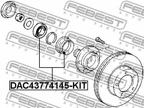 Купить Febest DAC43774145KIT – отличная цена на EXIST.UA!