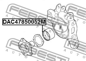 Купити Febest DAC47850052M – суперціна на EXIST.UA!