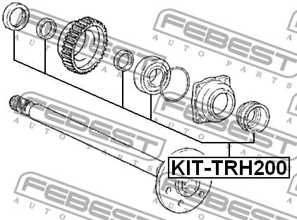 Купить Febest KITTRH200 – отличная цена на EXIST.UA!