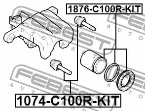 Купить Febest 1876-C100R-KIT по низкой цене в Украине!