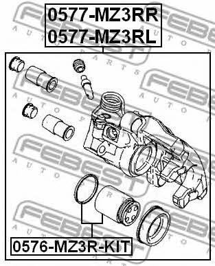Купить Febest 0576-MZ3R-KIT по низкой цене в Украине!