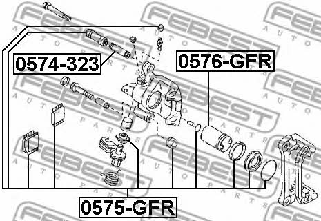 Купити Febest 0576GFR – суперціна на EXIST.UA!