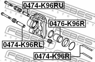 Купить Febest 0476K96R – отличная цена на EXIST.UA!