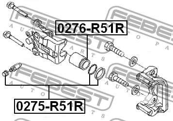 Купить Febest 0276-R51R по низкой цене в Украине!