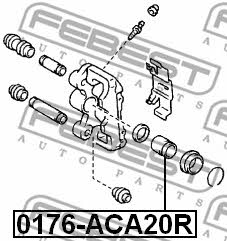 Купить Febest 0176ACA20R – отличная цена на EXIST.UA!