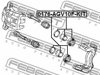 Купить Febest 0176-AGV10F-KIT по низкой цене в Украине!