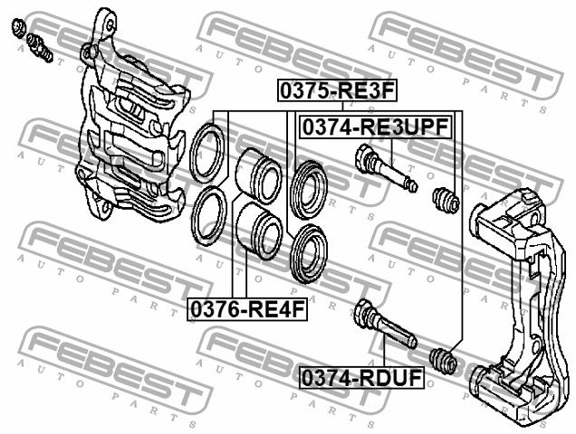 Купить Febest 0376RE4F – отличная цена на EXIST.UA!
