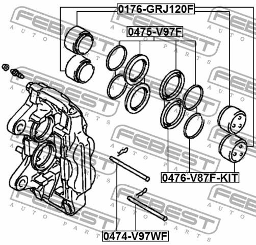 Купить Febest 0476V87FKIT – отличная цена на EXIST.UA!
