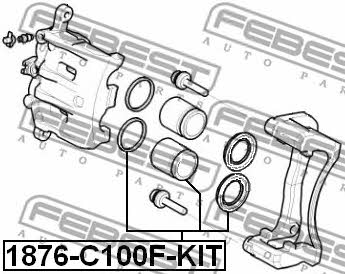 Купить Febest 1876C100FKIT – отличная цена на EXIST.UA!