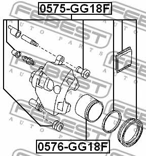 Купить Febest 0576-GG18F по низкой цене в Украине!