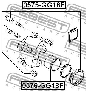 Купить Febest 0576GG18F – отличная цена на EXIST.UA!