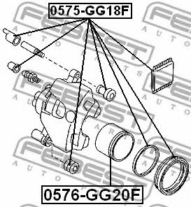 Купить Febest 0576GG20F – отличная цена на EXIST.UA!