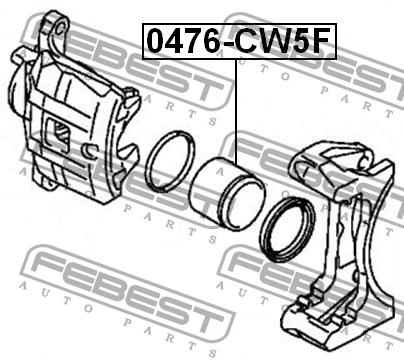 Купить Febest 0476CW5F – отличная цена на EXIST.UA!