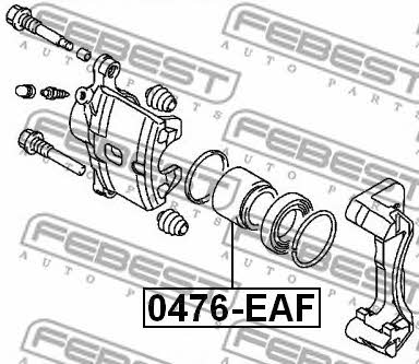 Купить Febest 0476EAF – отличная цена на EXIST.UA!