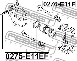 Купить Febest 0276E11F – отличная цена на EXIST.UA!