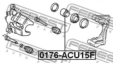 Купить Febest 0176ACU15F – отличная цена на EXIST.UA!