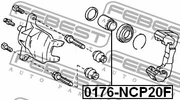 Купить Febest 0176NCP20F – отличная цена на EXIST.UA!
