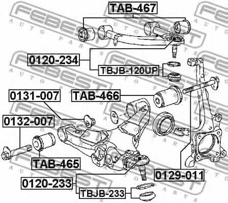 Купить Febest TBJB-233 по низкой цене в Украине!