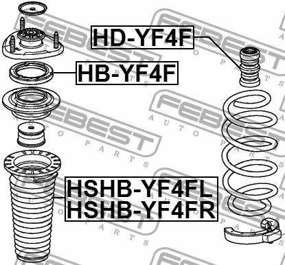 Купить Febest HSHBYF4FL – отличная цена на EXIST.UA!