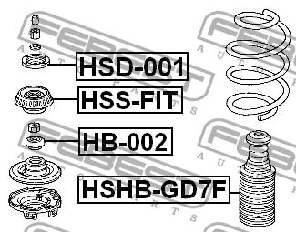 Купити Febest HSHB-GD7F за низькою ціною в Україні!